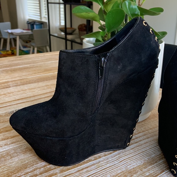 Shoemint ankle wedge bootie - Picture 4 of 7